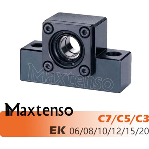 MAXTENSO Support Unit Professional EK05 EK6 EK08 EK10 EK12 EK15 EK20 Fixed-side C3 C5 C7 for ball screw TBI sfu 1204 Premium
