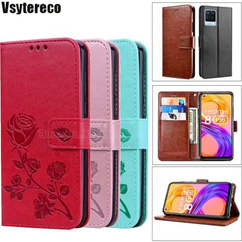On Etui Realme 8 Pro X7 7i C21 C20A C11 2021 C25 GT NEO Q3 i Pro 5G Cover for Realmi Naro 30A 30 Pro V11 V13 V15 5G Wallet Case