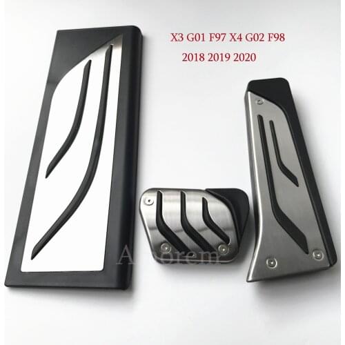 Pedal For BMW X3 G01 X4 G02 2019 2020 LHD Gas Brake Footrest Pedals Styling Car Accessories