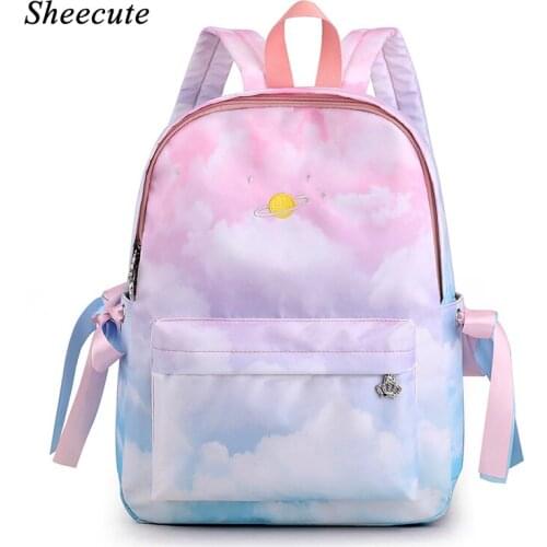 Girls School Backpack Large Capacity Student Laptop Backpacks Fashion Printing Children School Bags Travel Backpack Kids Bookbag