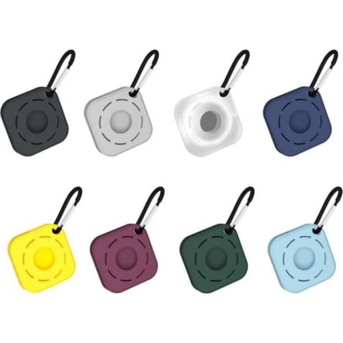 Silicone Protective Sleeve For Apple Airtags Comfortable Anti-lost Device Keychain Protective Sleeve For Apple Locator