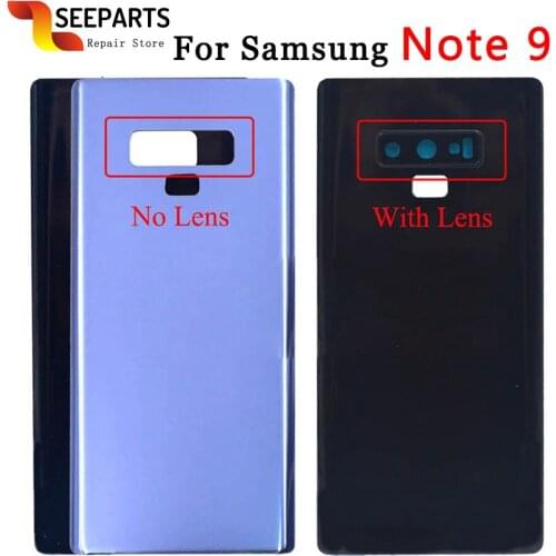For SAMSUNG Galaxy Note 9 Back Battery Glass Cover N960 Rear Door Housing Case Replacement For SAMSUNG Note 9 Battery Cover