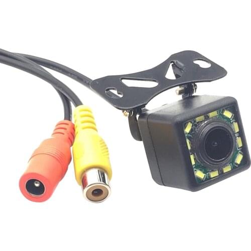 EEMRKE Universal 12 LED Car Camera HD CCD Night Vision Auto Rear View Camera 170 Wide Angle Backup Parking Vehicle Camera