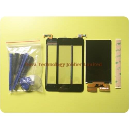 Wyieno Black Touchpad For BQ 4072 BQ-4072 BQS 4072 Touch Screen Digitizer Sensor Panel + LCD Screen Display Monitor Replacement