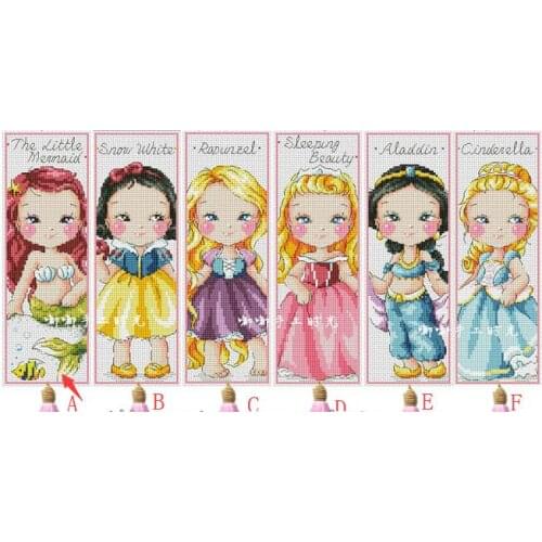 Girls Craft Stich Cross Stitch Bookmark Christmas Plastic Fabric Needlework Embroidery Crafts Counted Cross-Stitching Kit