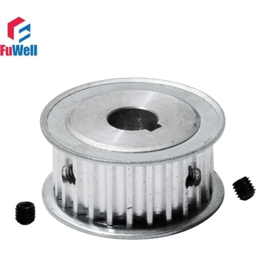 HTD5M 24T Timing Pulley 24Teeth Toothed Belt Pulley With Keyway 16mm Width 8/10/12/12.7/14/16/20mm Bore Transmission Pulley
