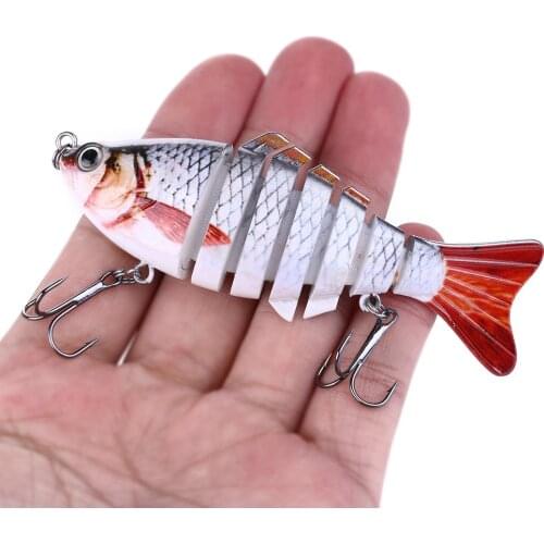 1PCS Jointed Multi Sections Fishing Lure 10cm 15.5g Wobbler Crankbait Artificial Hard Bait Swimbait Trolling Carp Fishing Tackle