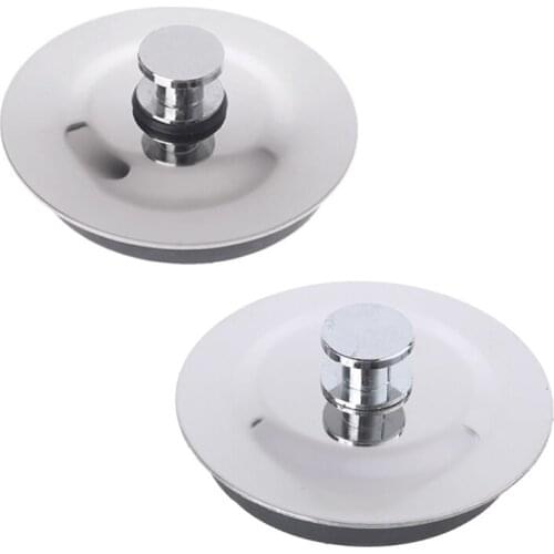 2021 New Stainless Steel Rubber Bath Tub Sink Floor Drain Plug Water Stopper Tool For Kitchen Laundry Bathroom