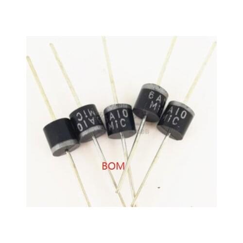 50pcs/bag 6A10 6A 1001V 10A10 10A 1000V 20A10 20A 1000V rectifier diode