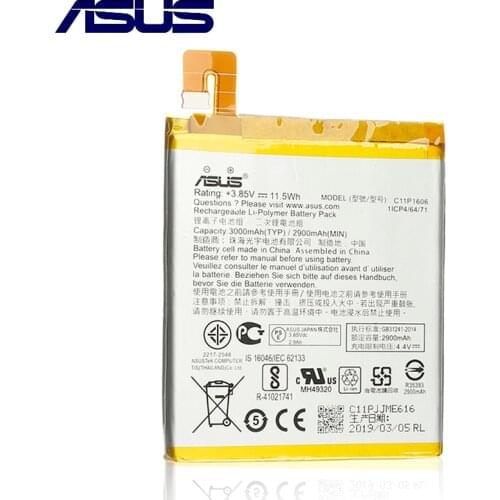 ASUS C11P1606 Original Phone Battery For ASUS Zenfone 3 Laser 5.5" ZC551KL 3000mAh High Capacity