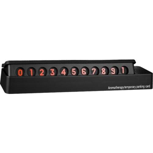 Aromatherapy Temporary parking card magic Sand move Car can hide parking phone signs Creative car gifts R-925