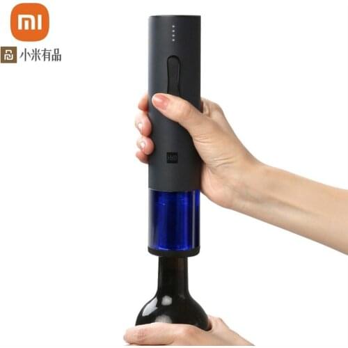 Xiaomi Mijia Automatic Wine Bottle Kit Electric Corkscrew With Foil Cutter 2018 Newest Arrive smart home