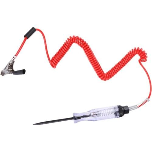 Auto 6V 12V 24V DC Car Electric-Auto Wire Circuit Tester Car Test Long Probe QW