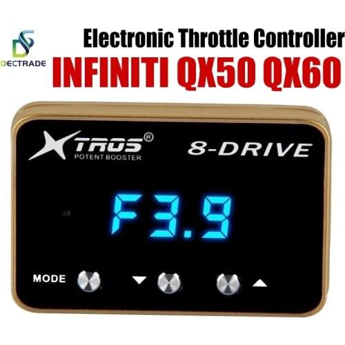 Dectrade Car Electronic Throttle Controller Racing Accelerator Potent Booster For Infiniti QX50 QX60 Tuning Parts 8 Drive