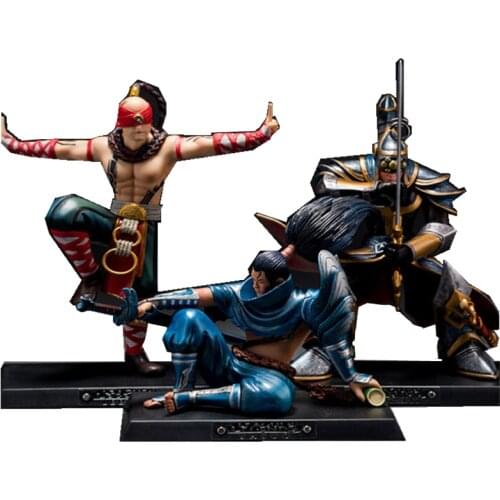 Lee Sin Master Yi Yasuo Action Figures Collectible Model Hot Toy for Child Birthday Gift Home decoration