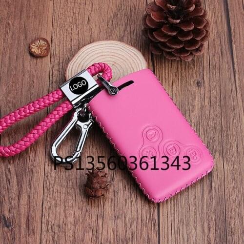 Suitable for Renault Koleos Kadjar leather key case buckle