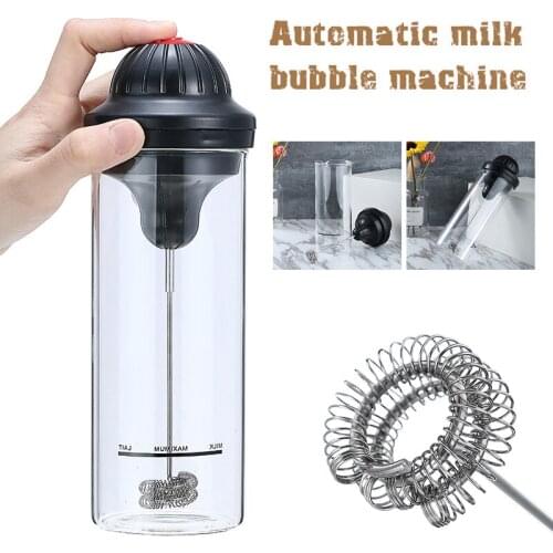 Kitchen Automatic Milk Frother Whisk Mixer Multifunctional Cappuccino Coffee Milk Foam Wand Stirrer Egg Beater Tool