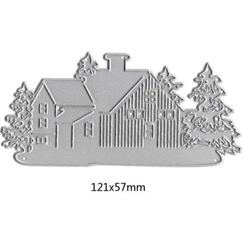 House Metal Cutting Dies Stencil DIY Scrapbooking Album Stamp Paper Card Embossing Decor Craft cutting dies