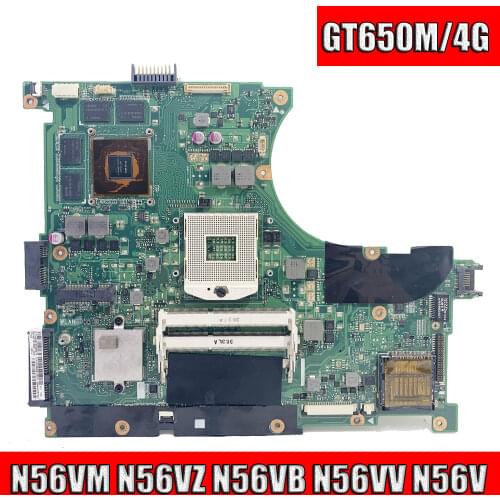 N56VM Motherboard For N56VM ASUS N13P-GT-A2 N56VM N56VZ N56VB N56VV N56V GT650M/4G laptop motherboard 100% tested Good Work