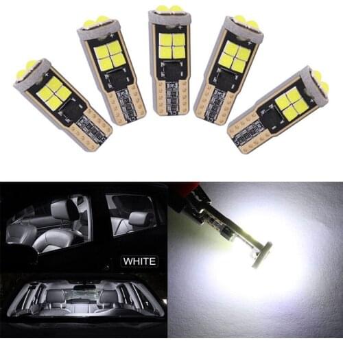 New T10 W5W 194 168 3030-10SMD Car LED Canbus Wedge Replacement Reverse Instrument Panel Lamp White Bulbs For Clearance Lights