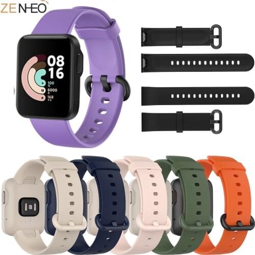 For Xiaomi Mi Watch Lite Global Version Smart Watch Soft Silicone Sport Replacement Bracelet Wristband for Redmi Watch Strap