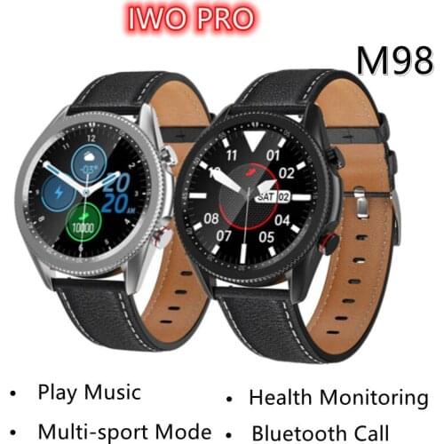 IWO PRO M98 Smart Watch Bluetooth Call Heart Rate Blood Pressure Monitor Fitness Tracker Sports Smartwatch PK Apple HUAWEI Watch