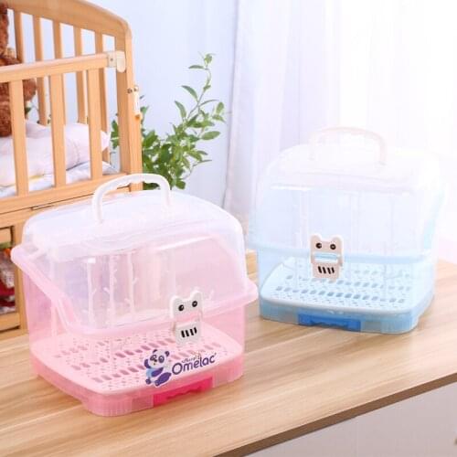 Big Newborn Baby Feeding Bottles Drying Rack Infant Nipple Pacifier Teether Dryer Storage Shelf Kids Tree Shape Cup Drainer Hold