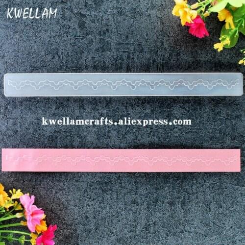 Dots Arch String Plastic Embossing Folder For Scrapbook DIY Album Card Tool Plastic Template 21.8x2.1cm KW8101217