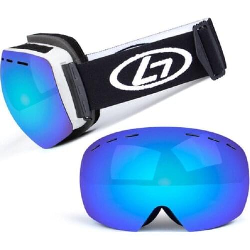 Mountaineering Windproof Eye Protection And Anti-fog Unisex Ski Glasses TPU Material Double Anti-fog Large Spherical Ski Goggles