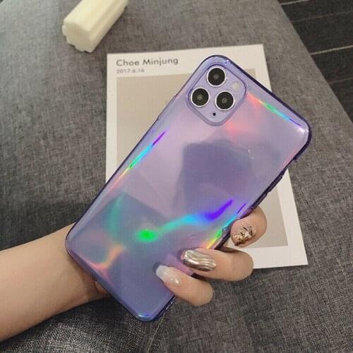 Cover Coque Laser + Verre Tremp Protection Ecran FOr iPhone 12 Mini 12 Pro Max TPU