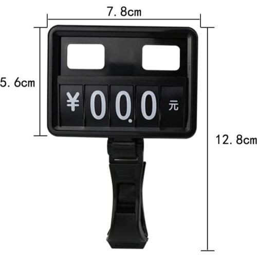 Supermarket fruit vegetable clip label pplastic ABS Plastic Price Sign Pricing Board