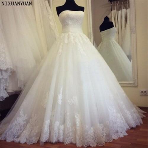 Vintage Lace Lace Ball Gown Wedding Dresses 2021 Sweetheart Sleeveless Tee White Princess Bridal Gowns