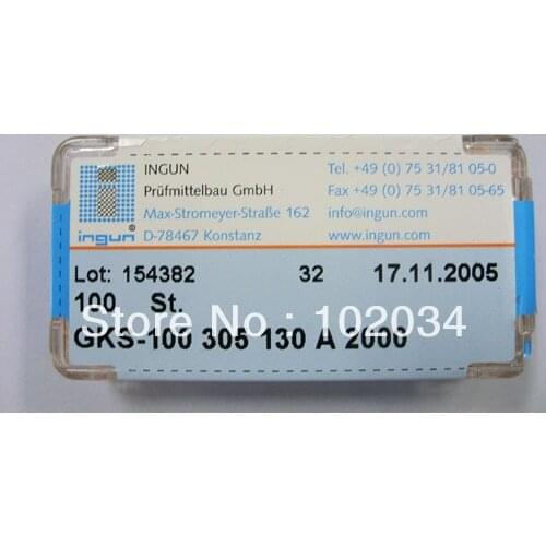 100PCS/LOT INGUN GKS-100-305-130 GKS-100 305 130 A 2000 Spring Test Probe Pogo Pin made in Taiwan