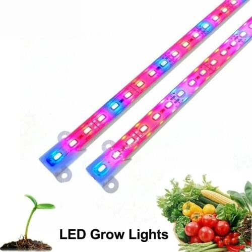 30pcs 12V 5730 Red and Blue LED Plant Growth Light Waterproof LED Hard Light Strip LED Bar Tube Waterproof Vegetable Plant Grow