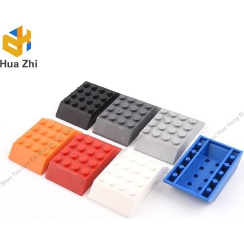 "Building Blocks Parts 32083 4PCS Slope 45degrees 6 x 4 Double [aka Train Roof] LEGOING MOCS Education"