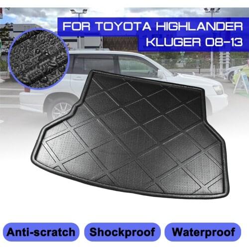 For Toyota Highlander Kluger 2008 2009 2010 2011 2012 2013 Car Floor Mat Carpet Rear Trunk Anti-mud Cover