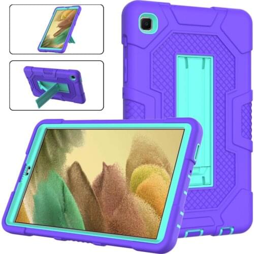 Armor Shockproof Tablet Hard PC TPU Stand Case For Samsung Galaxy Tab A7 Lite 8.7 inch 2021 T220 T225 SM-T220 SM-T225 Cover #R