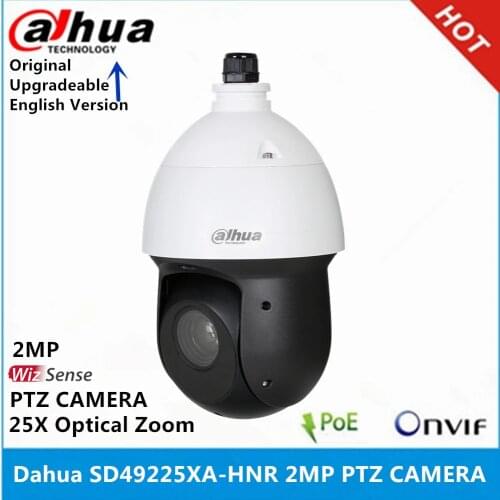 Dahua SD49225XA-HNR 2MP PTZ Starlight camera 25X optical zoom IR100M WizSense Network Speed Dome Camera