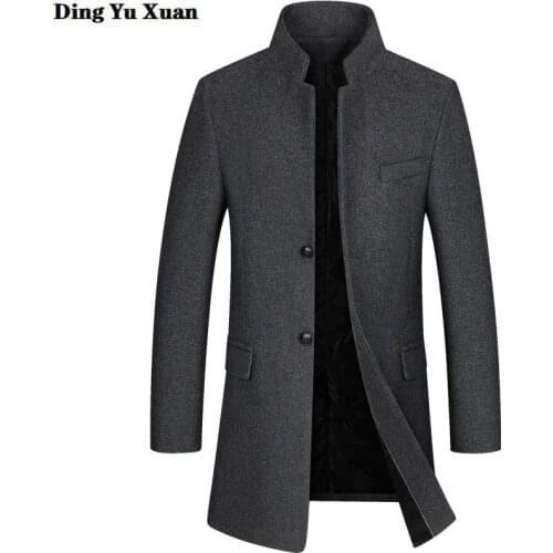 Ding Yu Xuan Mens Wool Coats
