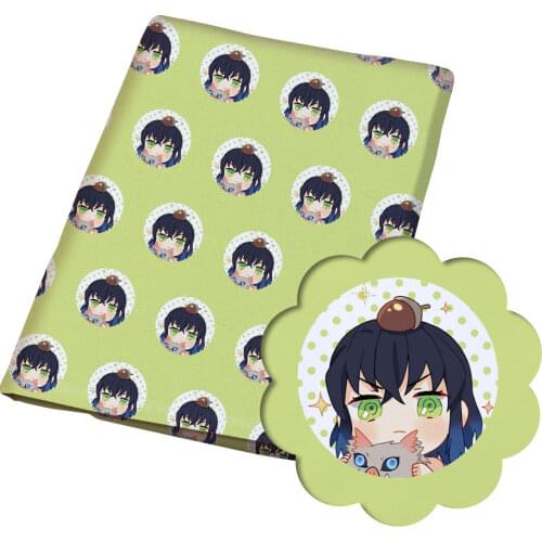 Diy 50*140CM flower pattern Polyester cotton Fabric Patchwor Printed for Tissue Kids Home Textile for Sewing Doll Dress Curtain