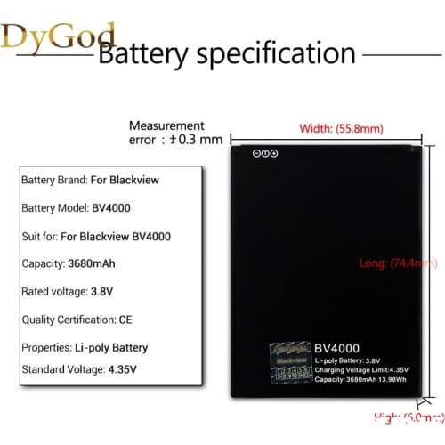 DyGod Blackview Phone Batteries