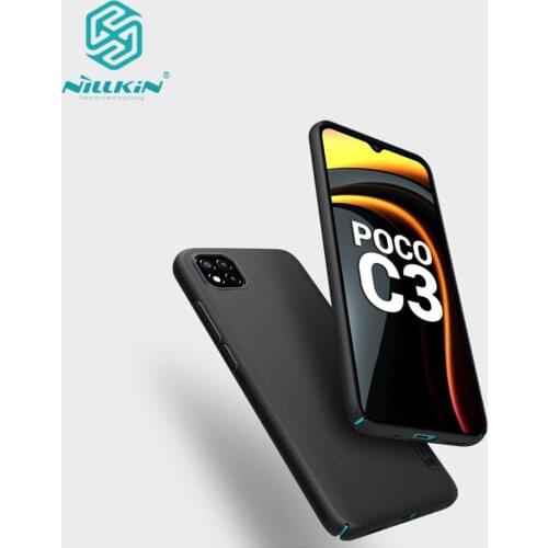 Nillkin Frosted PC case Hard Protector back cover for Xiaomi Poco C3 phone bag case for xiaomi poco C3 plastic mobile cases