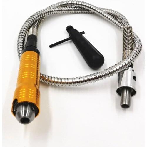 Table polishing machine metal flexible shaft Tube clamping size 0.4-6.5mm for Electric Grinding Machine shaft tube die grinder