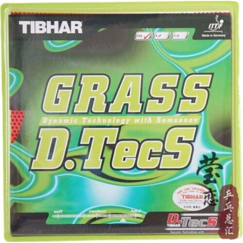 Original Tibhar GRASS D.TECS long pimples in table tennis rubber and rubber without sponge xo table tennis rackets racquet sport
