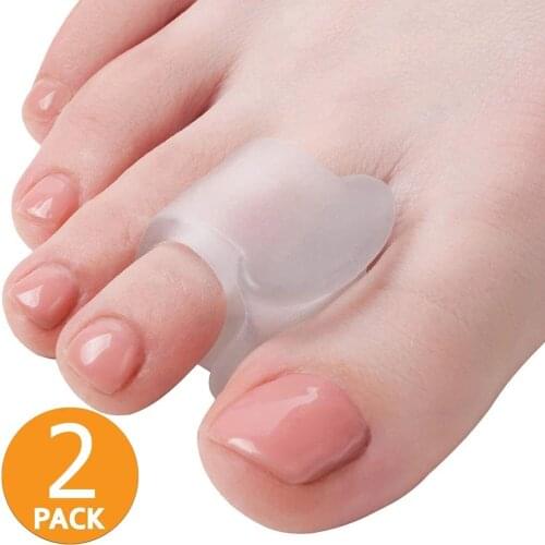 2pcs Toe Separator Insoles Ring Separation Hallux Valgus Correction Pad Foot Care Orthopedic Foot Toe Hallux Valgus Correct