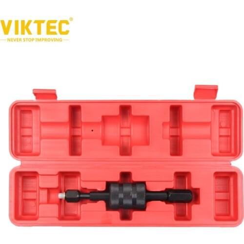 Viktec Diesel Injector Puller Slide Hammer Extractor with Thread Adaptors Diesel Injector Tool M8 M12 M14