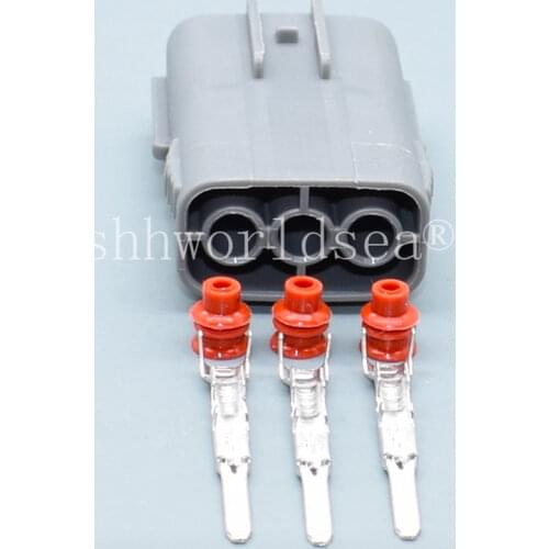 Shhworldsea 3 Pin 2.2mm DL 090 Male Waterproof Cable Connector For Nissan Mazda RX8 Ignition Coil conector plug 6195-0012