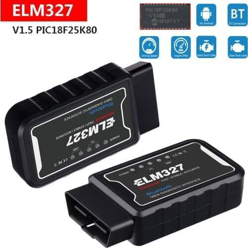Engine Check Error Code Scanner Bluetooth V1.5 ELM327 For Chevrolet Cruze Cavalier Captiva Trax For OPEL Acura 2002-NOW OBD2