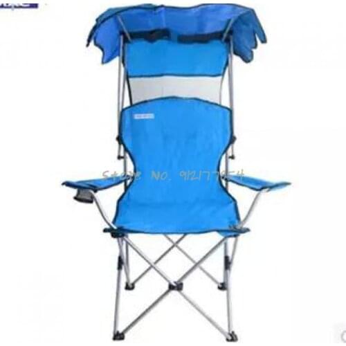 Outdoor leisure ultralight portable sunshade sketching folding chair backrest beach fishing chair stool
