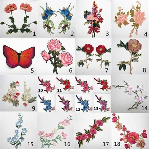 Embroidered Lace Floral Applique Venise Neckline Neck Collar Trim Fabric Sewing Supplies Crochet Craft for Clothes Wedding Dress